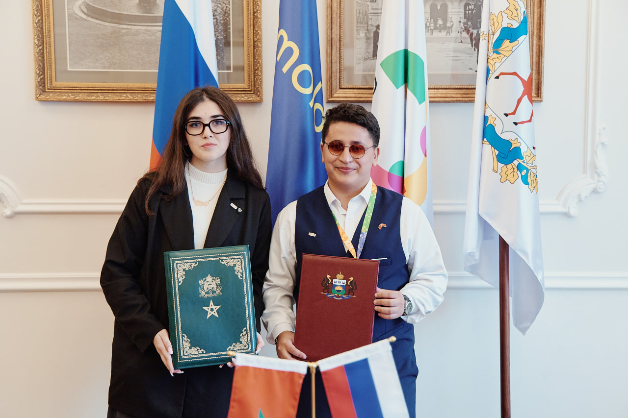 Young people from Russia and Morocco signed cooperation agreements at the World Youth Festival Assembly